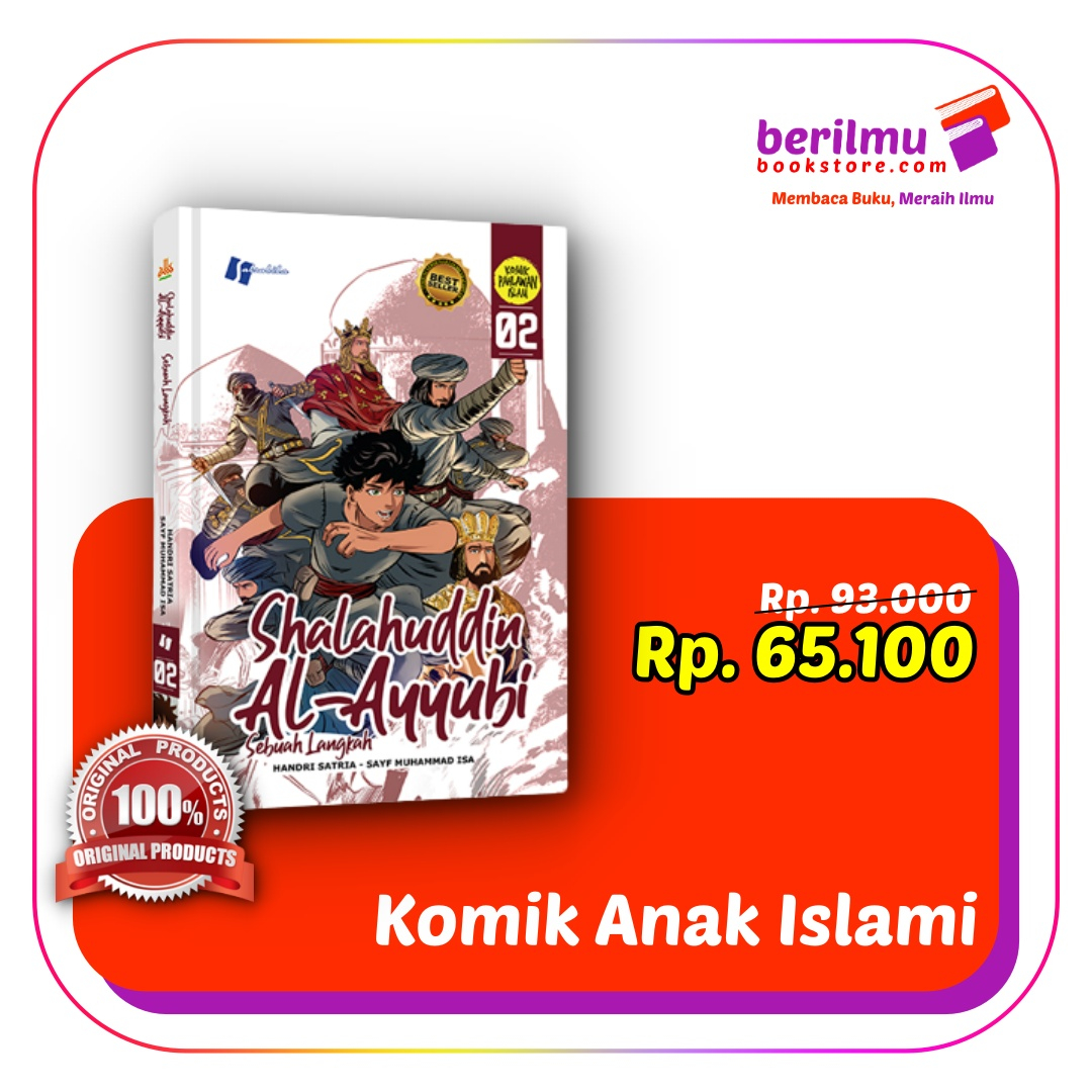 Jual Komik Shalahuddin Al-Ayyubi Jilid 2 Sebuah Langkah | Komik Anak ...