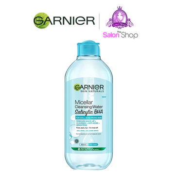 Garnier Micellar Water 400ml Rose Pink Salicylic Vit C Biphase Gdlb01