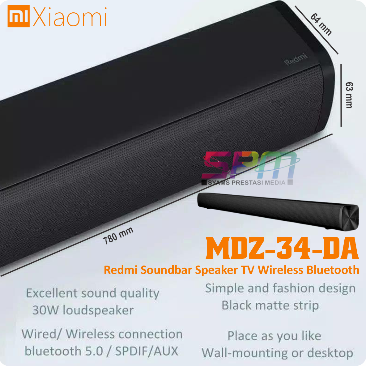 Jual XIAOMI REDMI MDZ-34-DA TV SOUNDBAR SPEAKER WIRELESS BLUETOOTH BASS ...