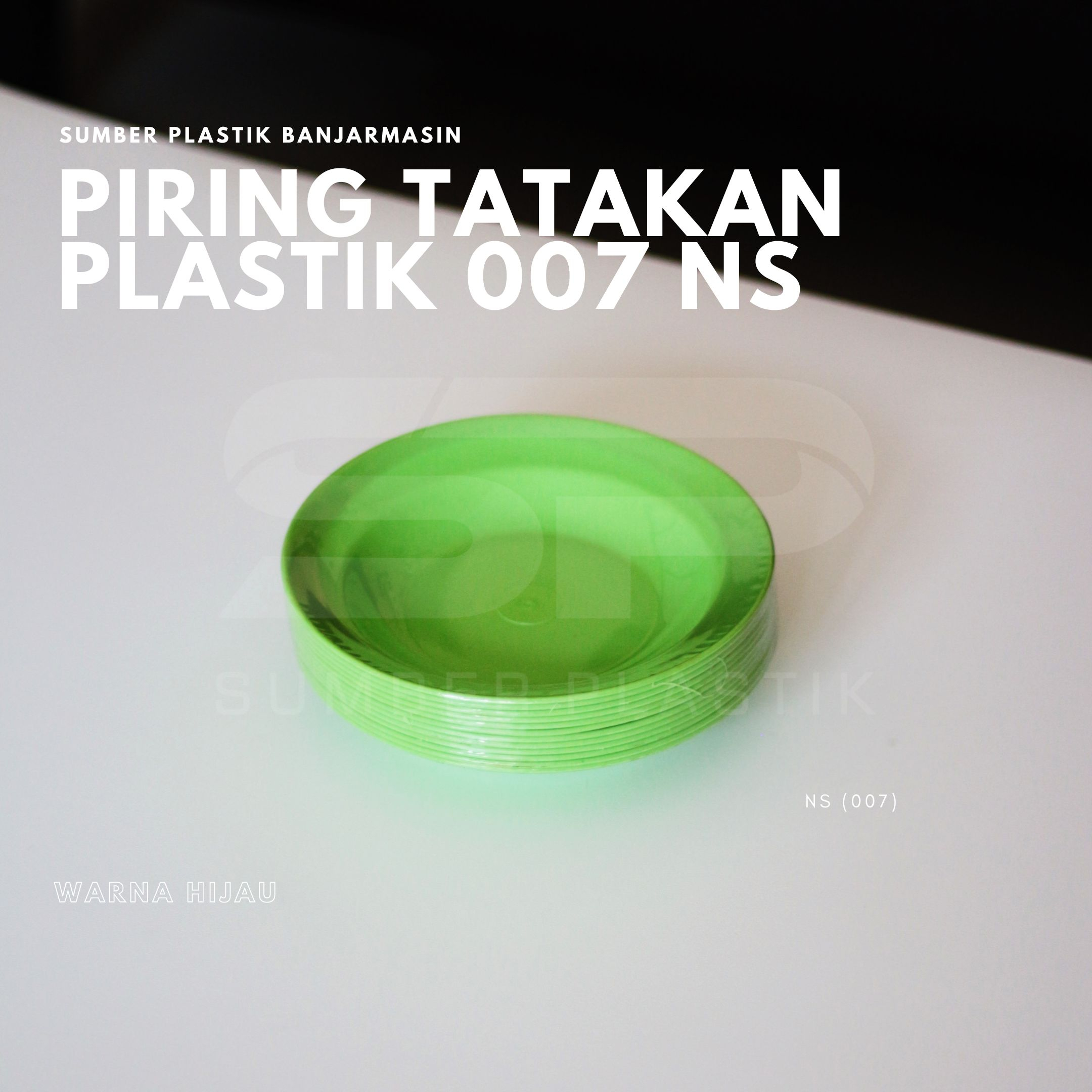 Jual Piring Makan Saji Lauk 7 Inch Piring Tatakan 007 Sambal Plastik