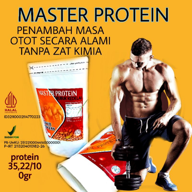 Jual master protein bubuk kedelai murni 1kg | Shopee Indonesia