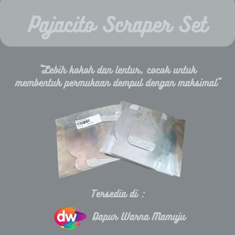 Jual Pajacito Scraper Set (Kapi Dempul Set Jerman) 1 Set | Shopee Indonesia