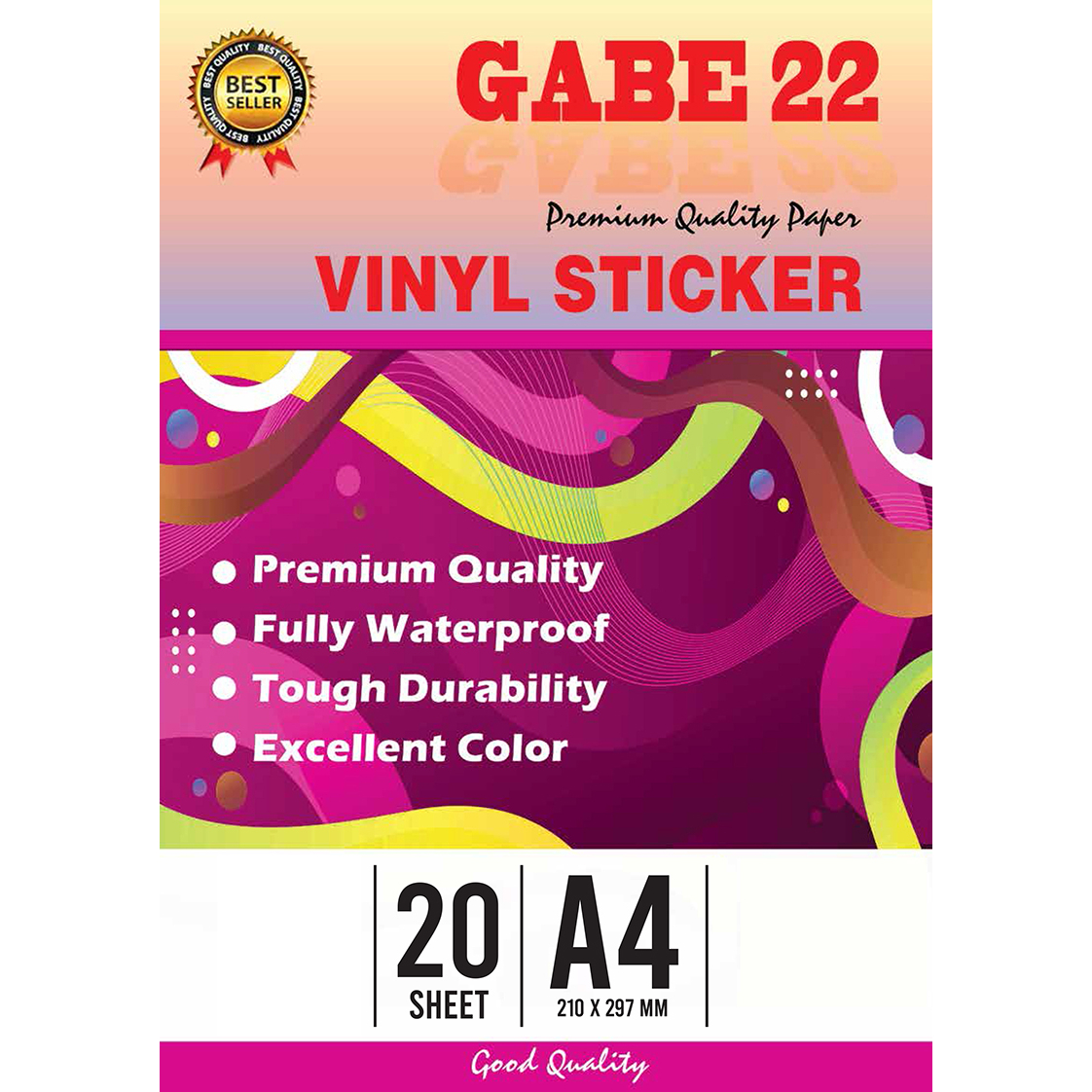 Jual Kertas Sticker Vinyl Glossy Ukuran A Isi Lembar Shopee Indonesia