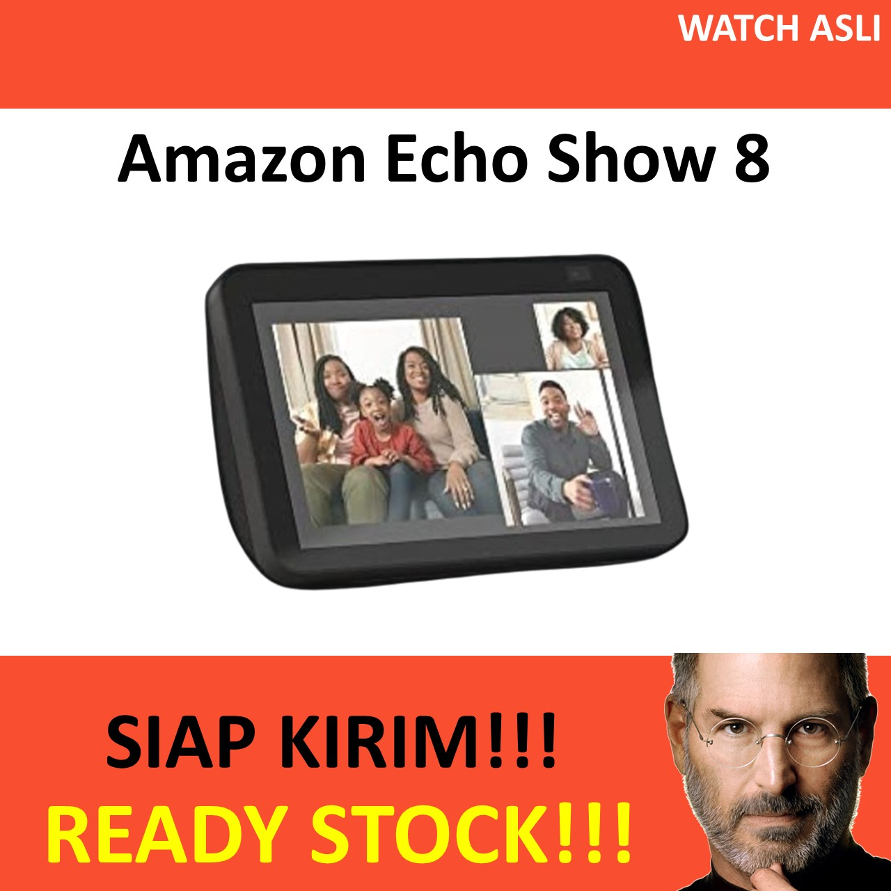 Jual Amazon Echo Show 8 2nd Gen 2 2021 HD Smart Display Alexa 13 MP ...