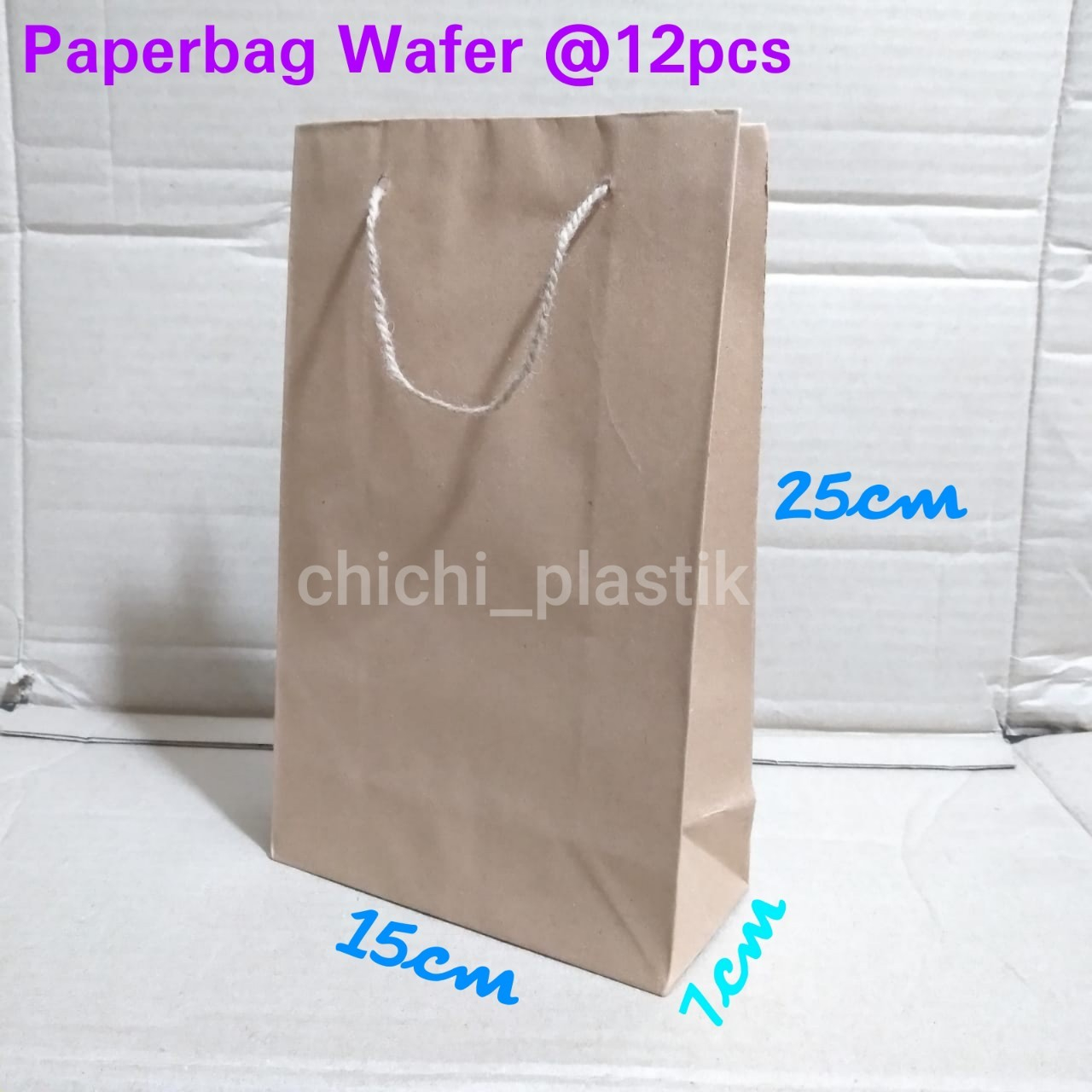 Jual Isi Pc Paperbag Wafer X Polos Lusinan Tas Kertas Motif