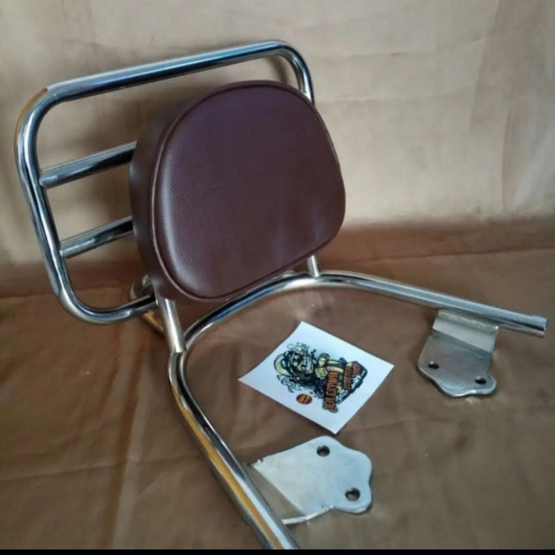 Jual back rack plus bantalan buat Motor honda scoopy 2024 | Shopee ...