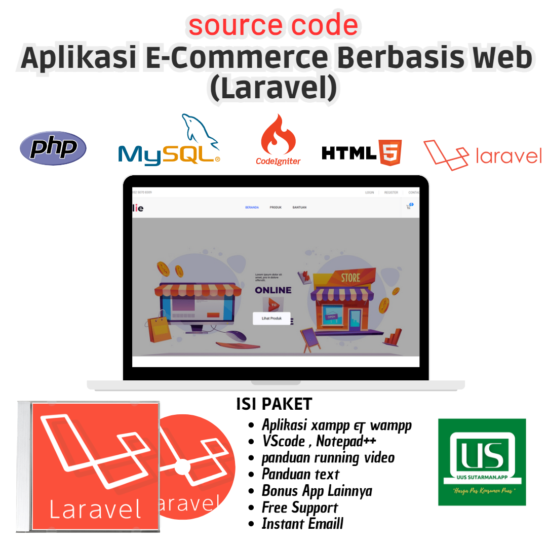 Jual Source Code Aplikasi E-Commerce Berbasis Web (Laravel) | Shopee ...