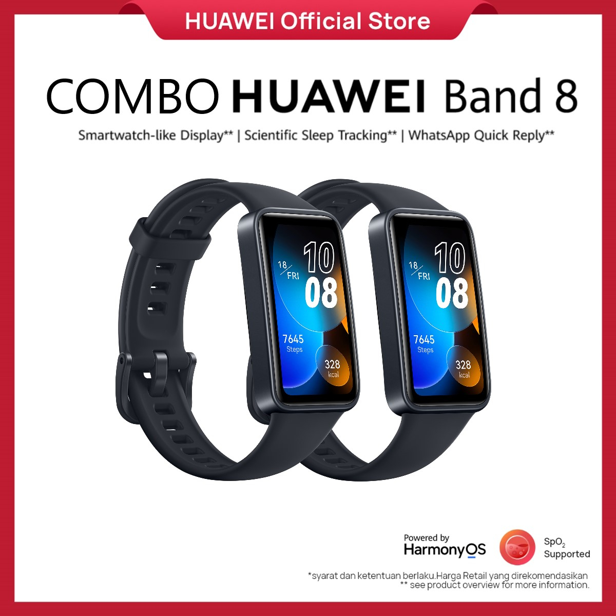 Jual Deals] HUAWEI Band 8 Smartband Smartwatchlike Display