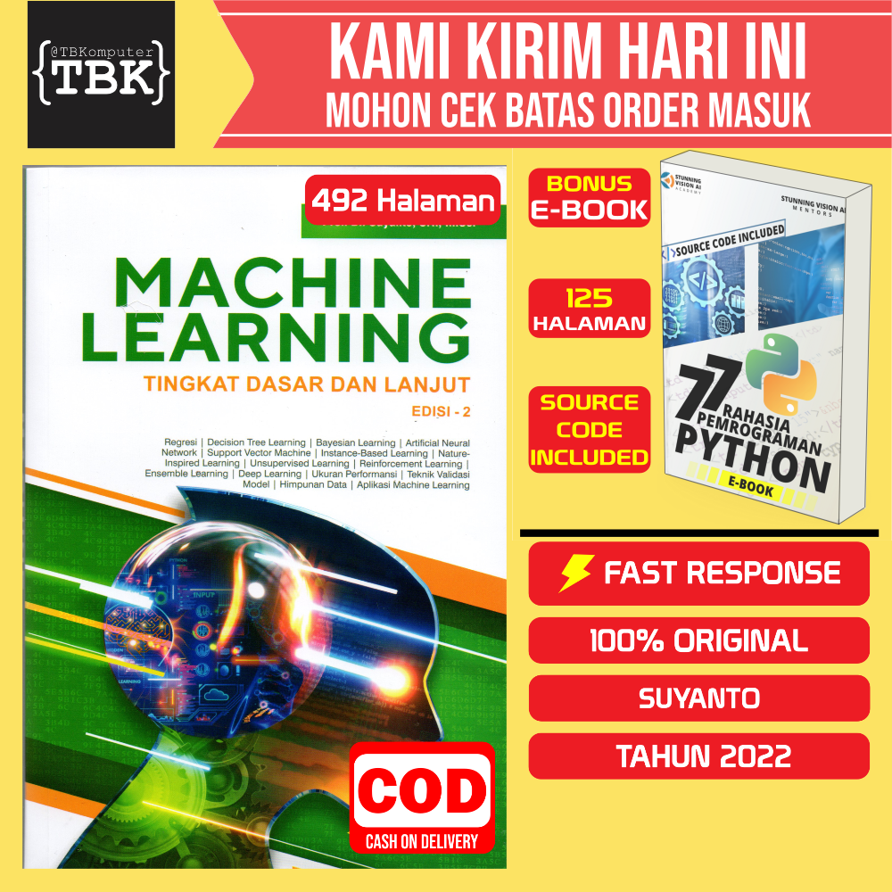Jual BUKU MACHINE LEARNING REV 2 SUYANTO | Shopee Indonesia
