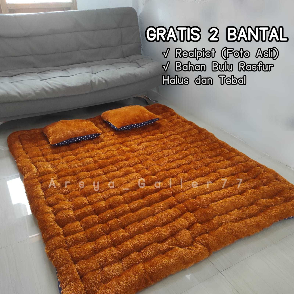 Jual Kasur Gender Bulu Rasfur 200x160 / 200x200 ( UKURAN BAHAN ) Bonus ...