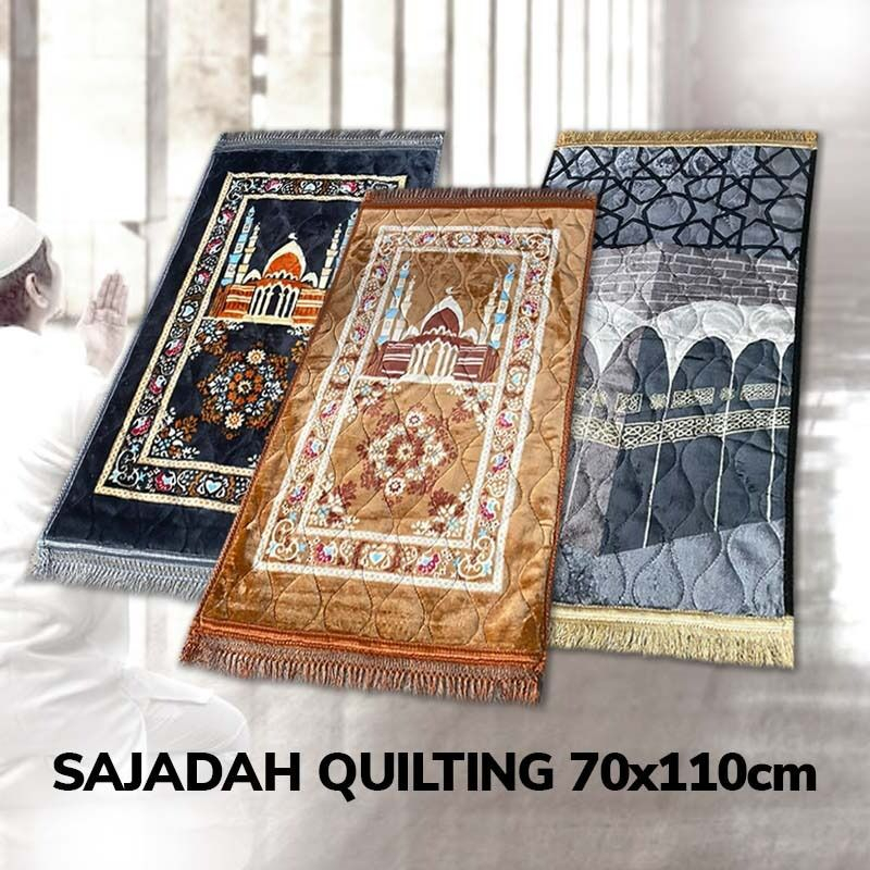 Sajadah Busa Tebal 6mm 70x110cm Anti Slip – Sajadah Turki Polos Empuk Nyaman Premium