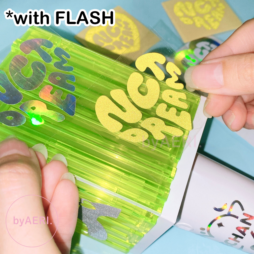 Jual STICKER N C T DREAM MINI LOGO (LIGHTSTICK DECO REFLECTIVE HOLOGRAM ...