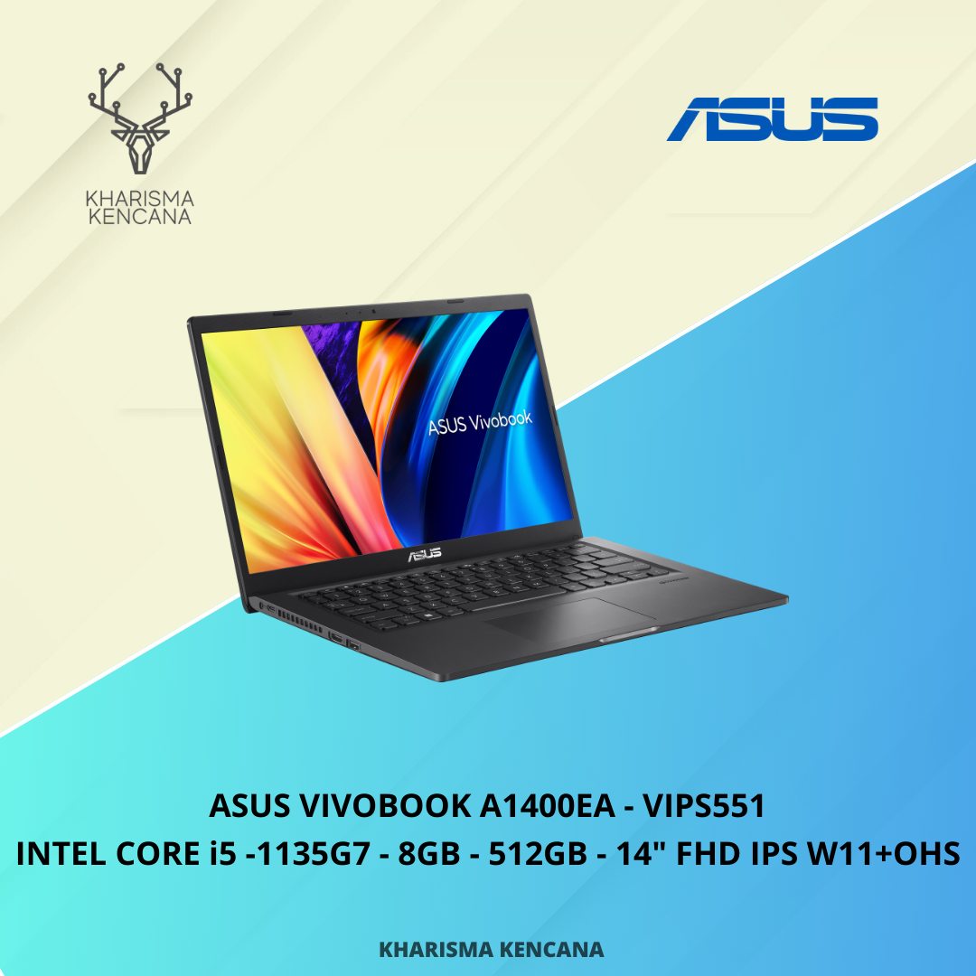 Jual Vivobook A1400ea Vips551 Core I5 1135g7 8gb 512gb 14 Fhd Ips W11ohs Shopee Indonesia 7286