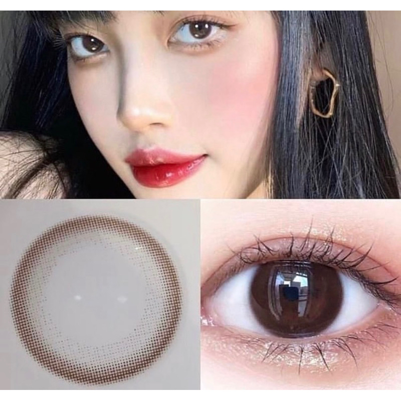 Jual Softlens Kitty Kawaii Mini Clean Brown / Coklat Normal Minus Beda ...
