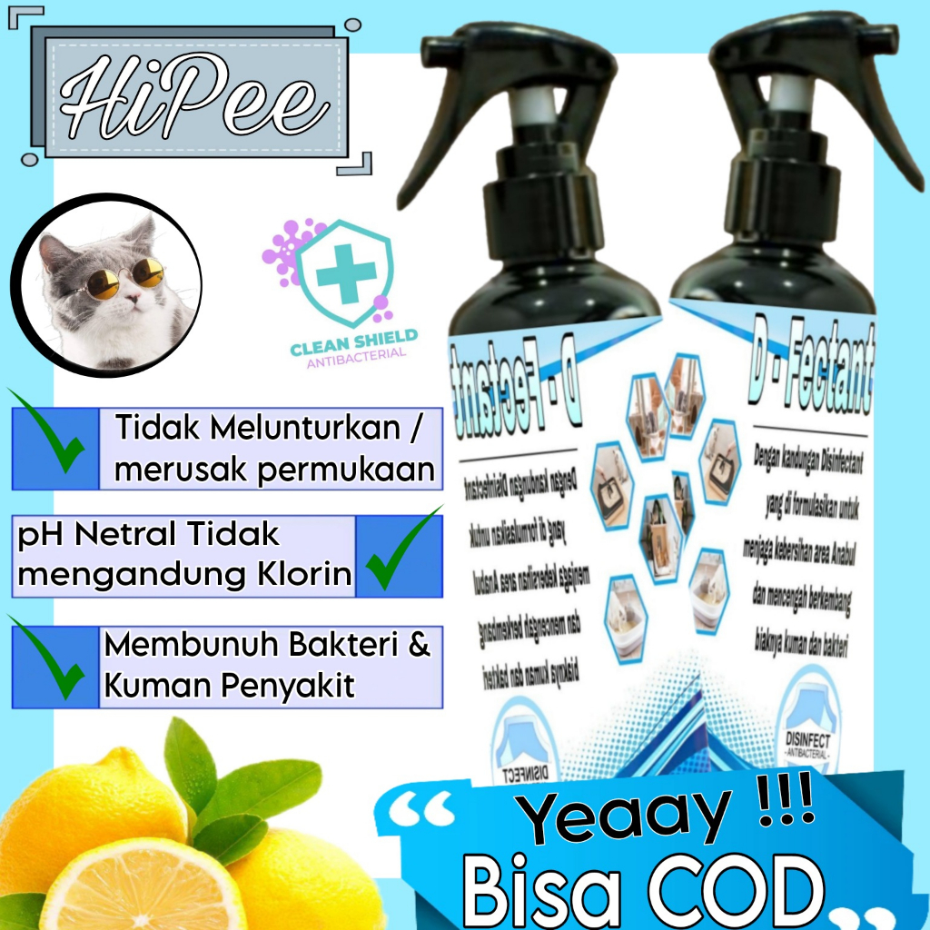 Jual Disinfectant Kandang Anjing Kucing 250ml // Disinfektan Ruangan