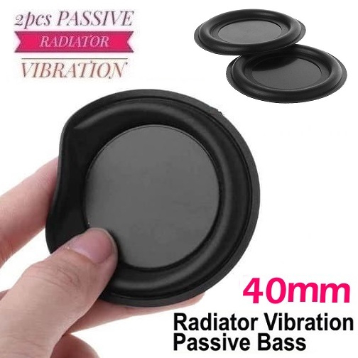 Radiateur Basse Passif 40mm Pour Subwoofer - Membrane Caoutchouc, Améliore Les Graves Et La Vitesse De Réponse - 7