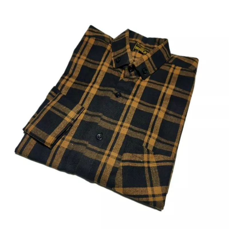 Jual KEMEJA KOTAK LENGAN PANJANG BAHAN FLANEL UNISEX BISA UNTUK PRIA