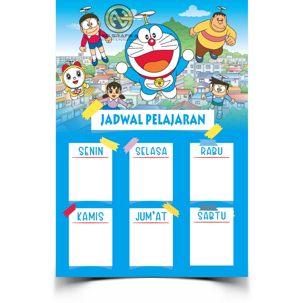 Jual Poster Jadwal Pelajaran Sekolah Shopee Indonesia