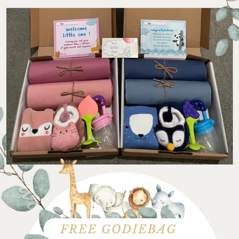 Jual (FREE GODIEBAG) Hampers Bayi Newborn Hampers Baby Unisex Gift