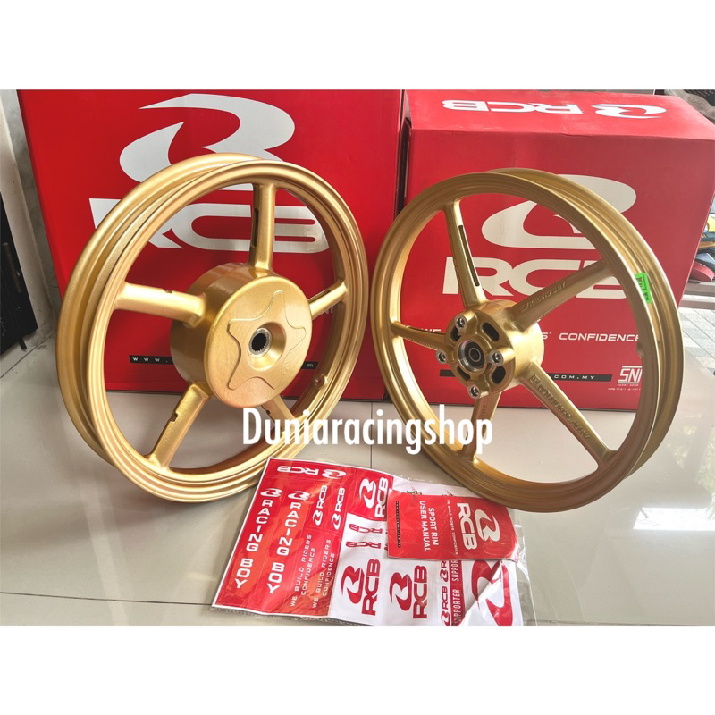 Jual Velg Rcb Pelek Racing Rcb Vario Vario Sp Palang Gold Original Rcb Shopee