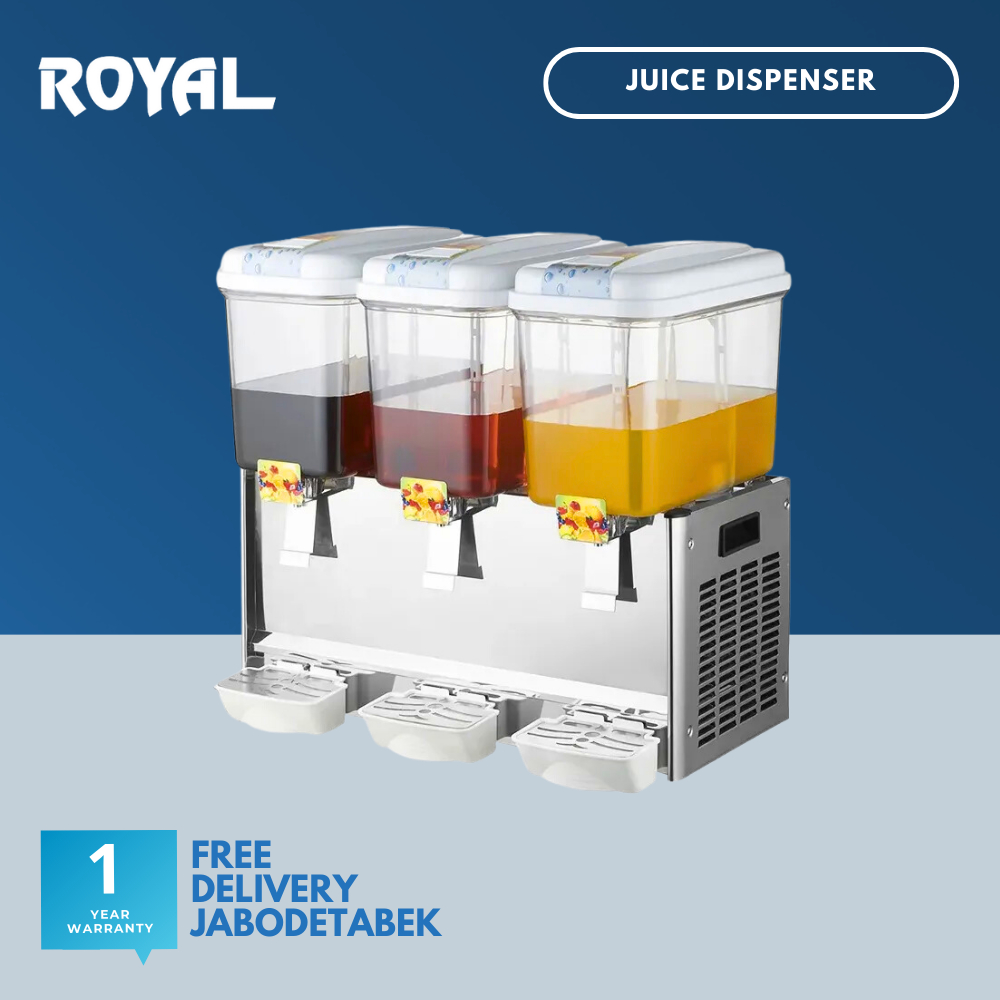 Jual Juice Dispenser 3 Tabung ROYAL Dispenser Pendingin Minuman