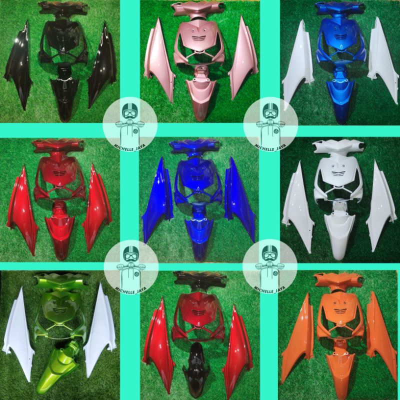 Jual FULL HALUS COVER BODY HONDA BEAT KARBU WARNA STANDAR/COVER BODI