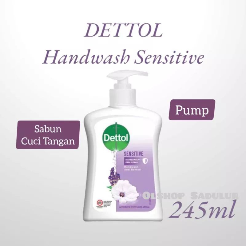 Jual Dettol Handwash Sensitive Botol 245ml | Shopee Indonesia