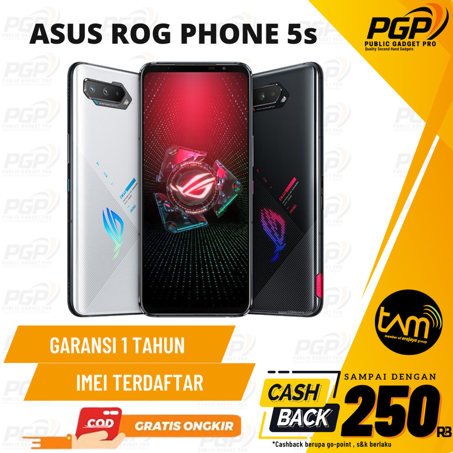 Jual Tam Asus Rog Phone 5s 5 8 128gb 12 256gb Garansi Resmi Indonesia