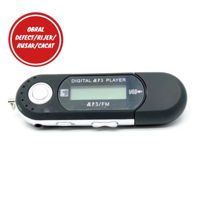 Jual [OBRAL RIJEK] USB MP3 Player LCD Display FM Radio TF Slot DZ3176