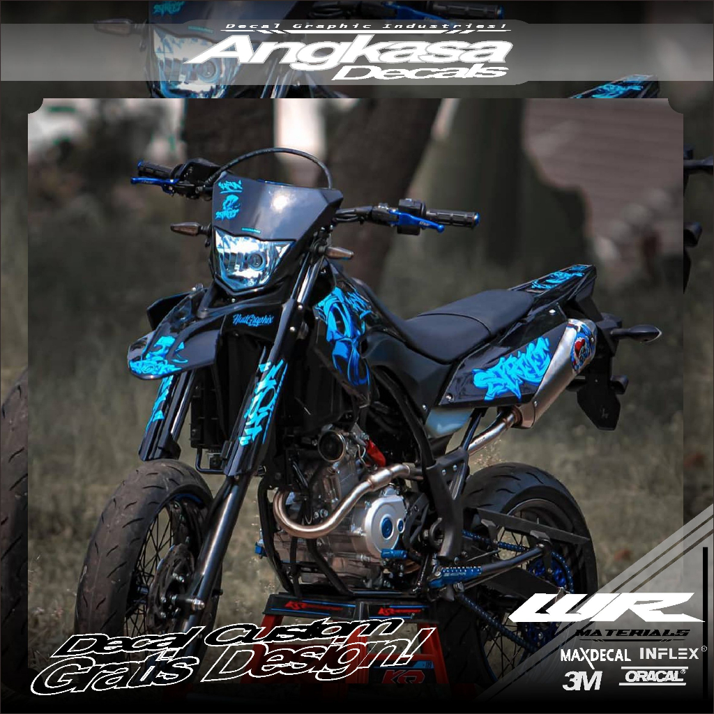 Jual Jual Decal Sticker Motor Yamaha Wr Fullbody Bisa Custom Desain Gratis Dekal Stiker