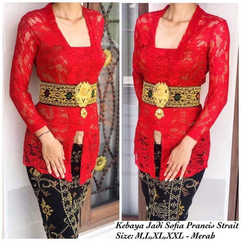 Jual Baju Kebaya Brokat Bali Kebaya Bali Brokat Premium (Kebaya Saja
