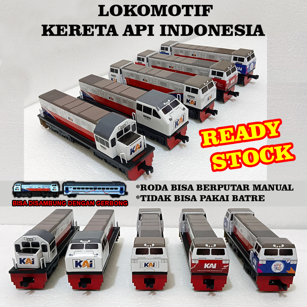 Jual Kereta Api Indonesia Lokomotif Gerbong ( handmade ) Shopee Indonesia