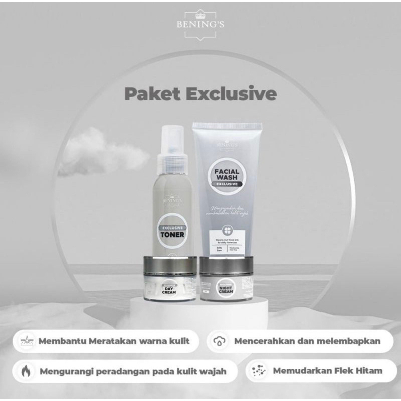 Jual Paket Exclusive Bening Skincare | Shopee Indonesia