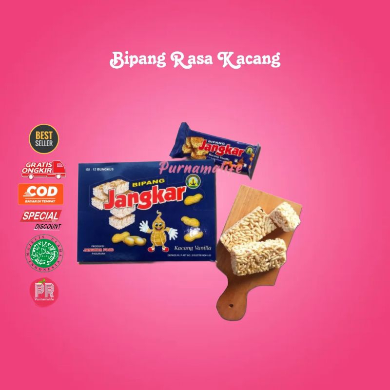 Jual Bipang jangkar kacang vanilla l Camilan sultan khas Pasuruan ...