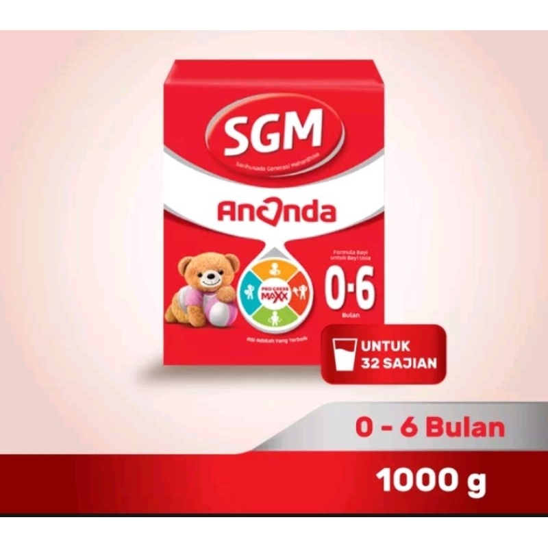 Jual susu sgm 0-6 bulan 1000g | Shopee Indonesia