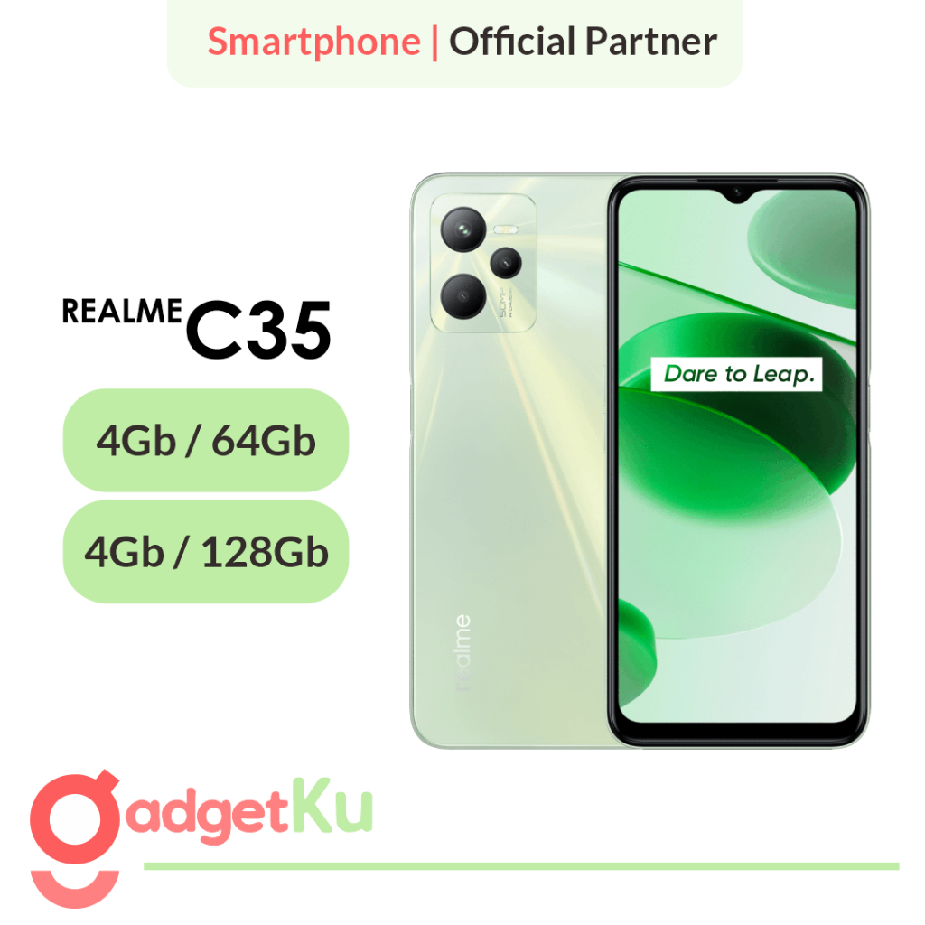 Jual REALME C35 4/64Gb 4/128Gb Garansi Resmi REALME Indonesia | Shopee ...