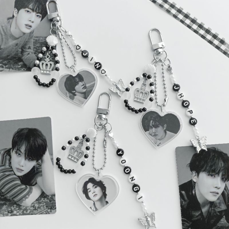 Jual [Bisa Custom] Phone Strap/Keychain BTS BW ver by sweetestheart ...