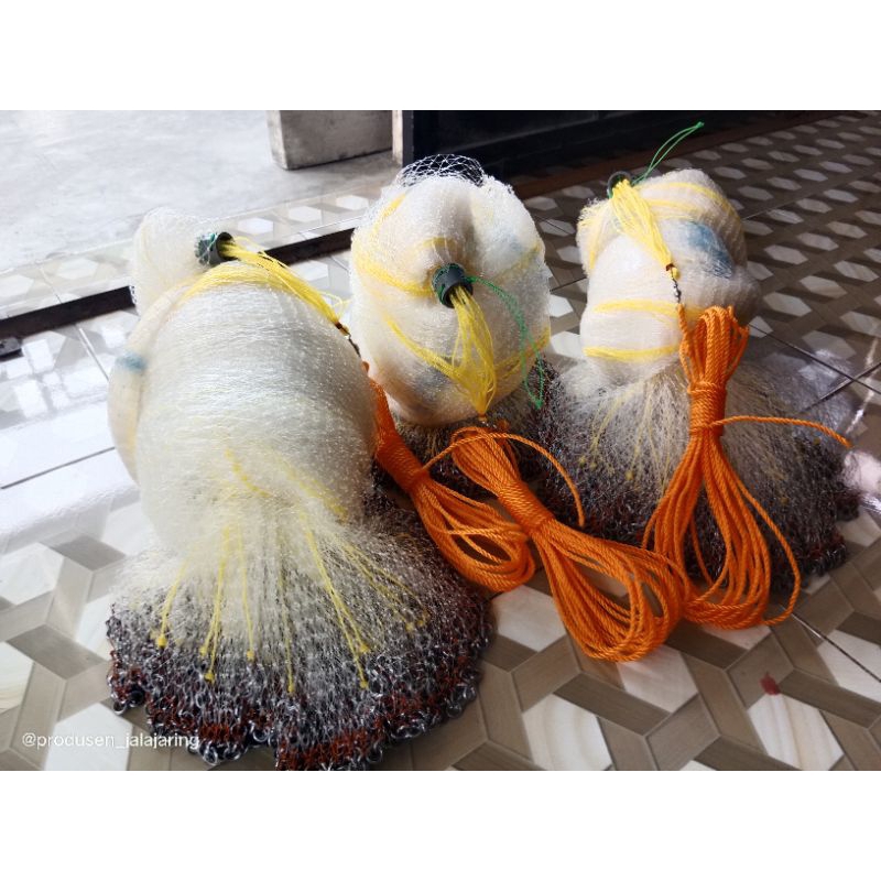 Jual Jala Lempar model kolor/tarik 4m | Shopee Indonesia