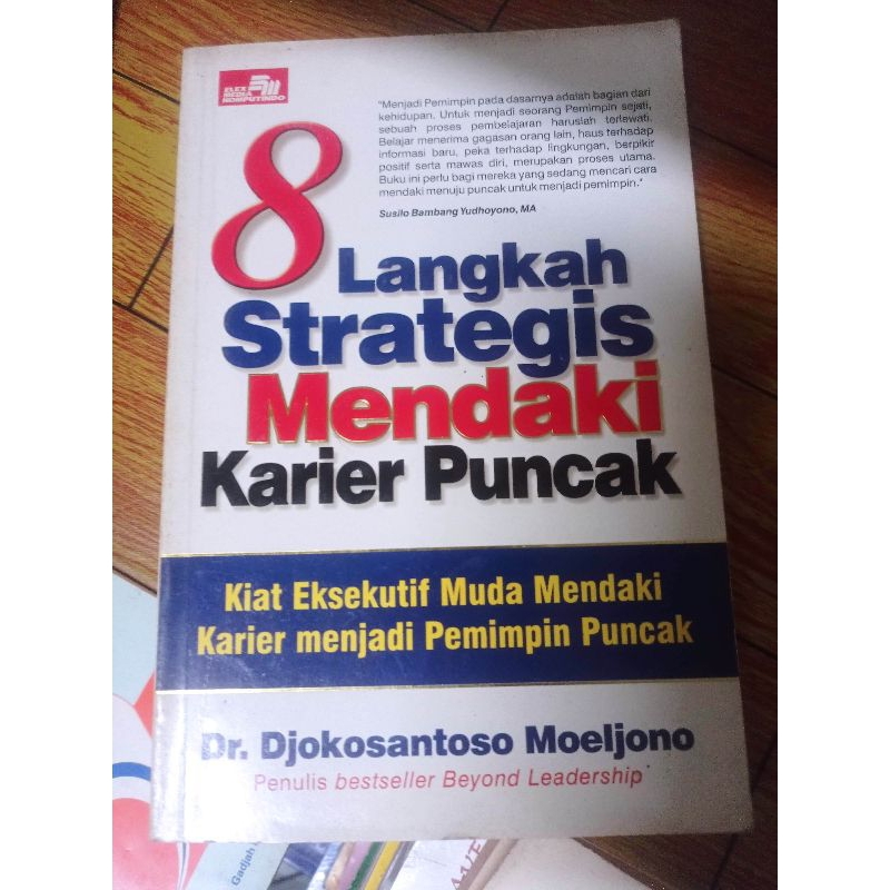 Jual Buku 8 Langkah Praktis Mendaki Karier Puncak, Bekas Original 100% ...