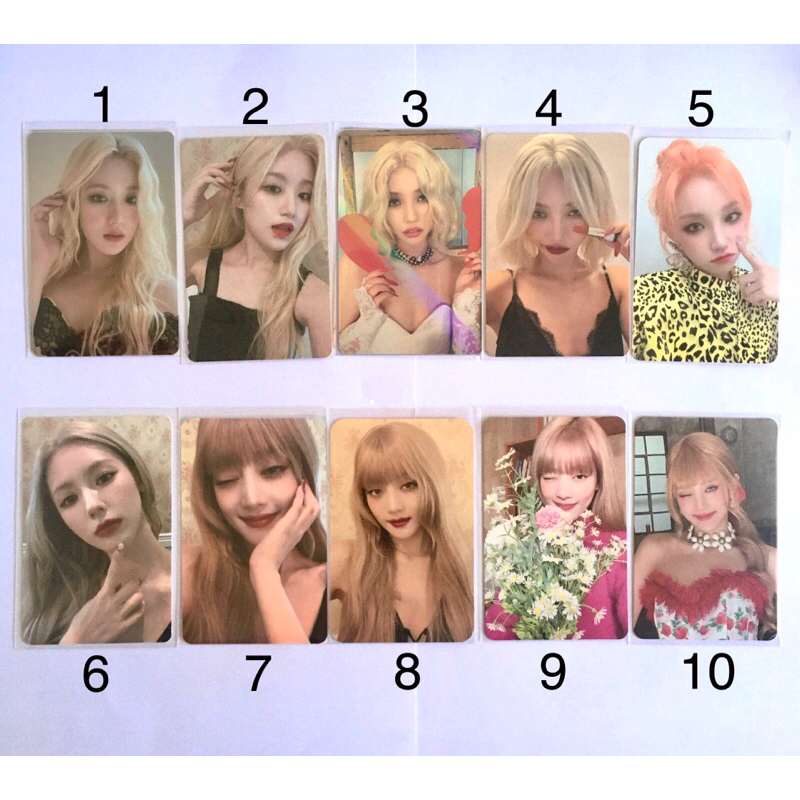 Jual G I Dle Photocard Official Album I Love Pob Makestar Synnara Soundwave Miyeon Minnie