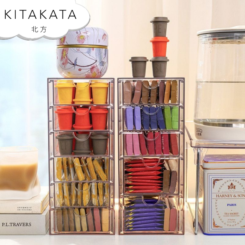 Jual KITAKATA RABON Organizer Box Snacks Rak Laci Bening Compact Rack ...