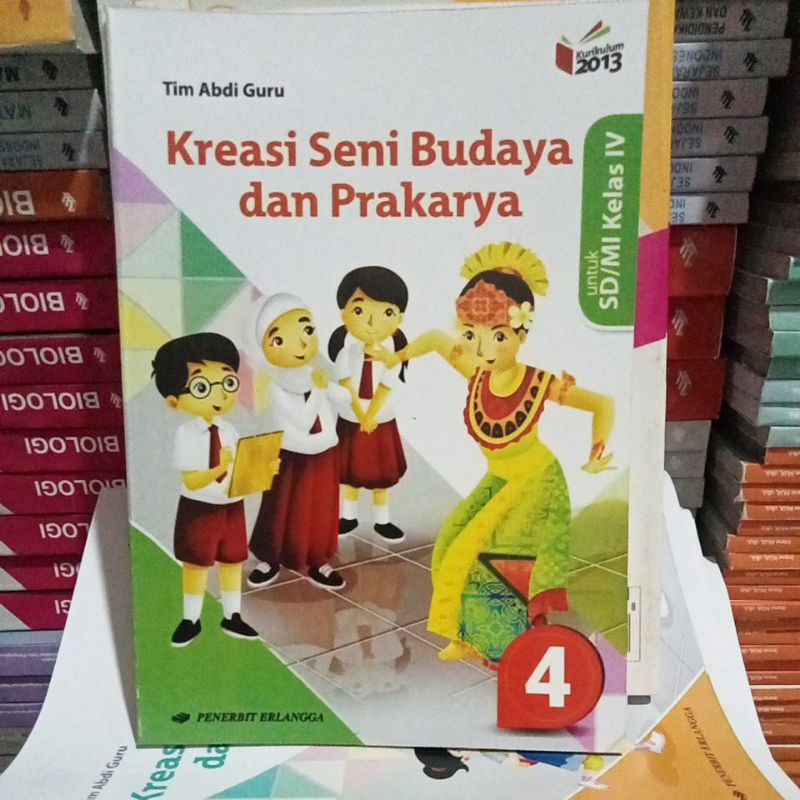 Jual Buku Kreasi Seni Budaya Dan Prakarya Kelas 4 SD Erlangga | Shopee ...