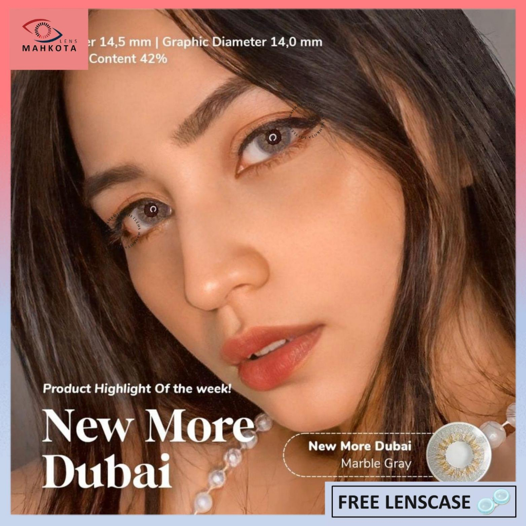 Jual Softlens New More Dubai Normal By Ctk Free Lenscase Dia Mm Best Seller Softlen