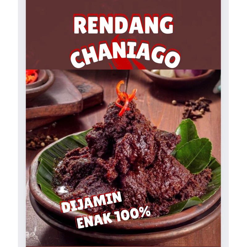 Jual Rendang Daging Sapi Asli Khas Padang 350gr isi 5 potongan besar ...