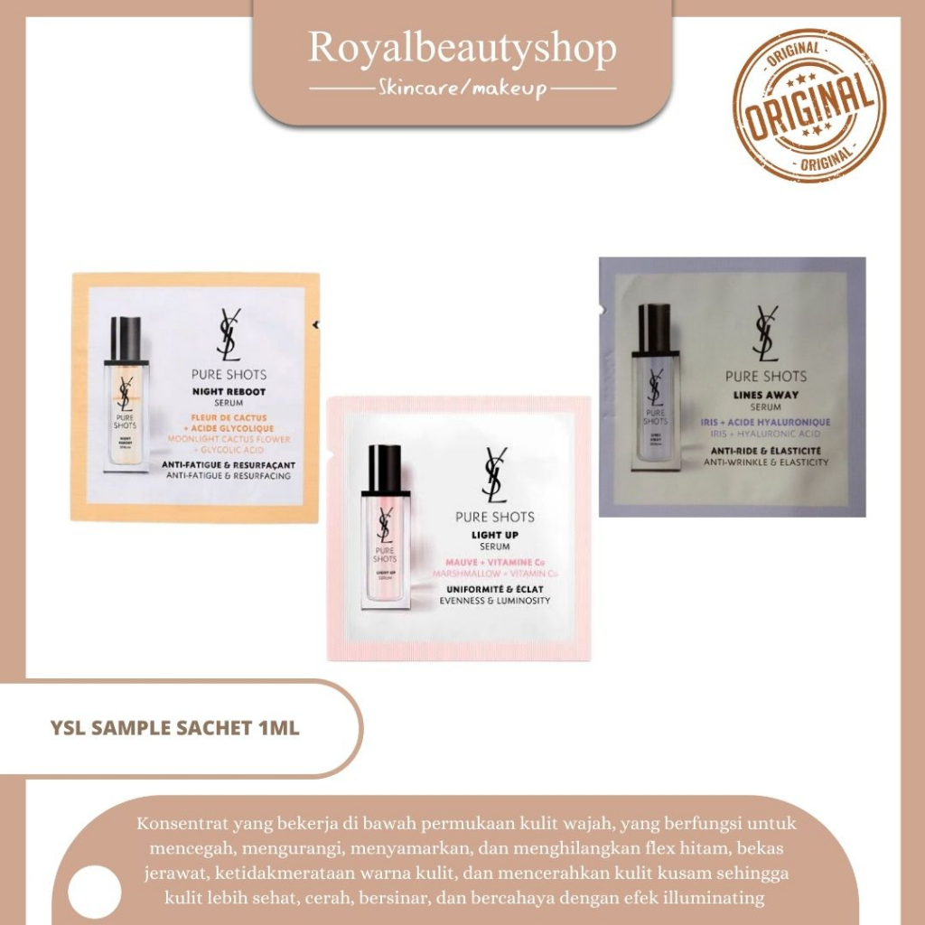 Jual YSL SAMPLE SACHET | Shopee Indonesia
