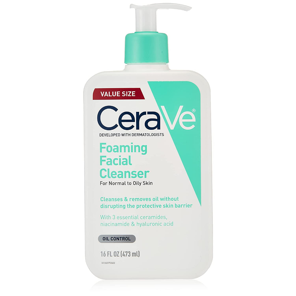 Jual Cerave Foaming Facial Cleanser for Normal to Oily Skin 473 ml ...
