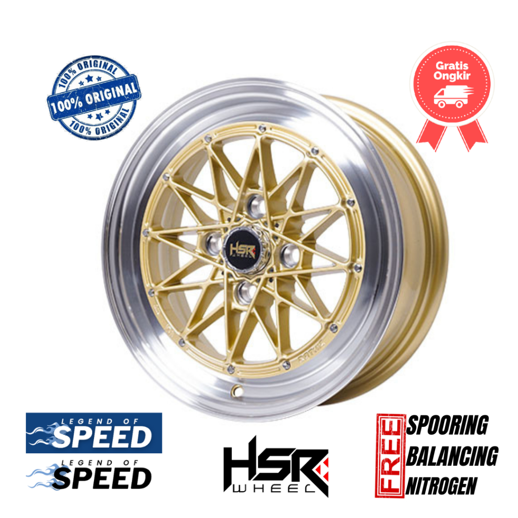 Jual Velg HSR Ring 14 Sachiko ( Brio, Jazz, Altis, Corolla, Lancer Dll ...