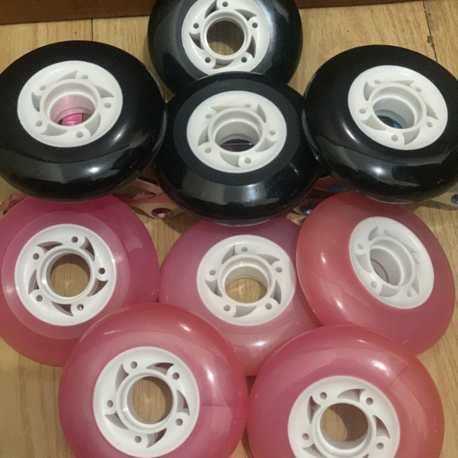 Jual Wheels Sepatu Roda Inline Skate Roda Polos | Shopee Indonesia