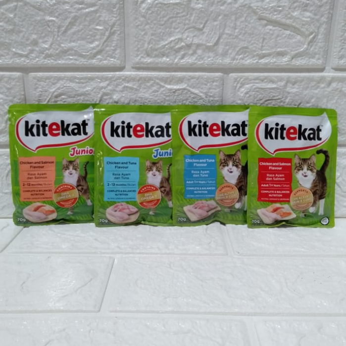 Jual Cat Food Pouch 70gr Kitekat Makanan Kucing Sachet Wet Food