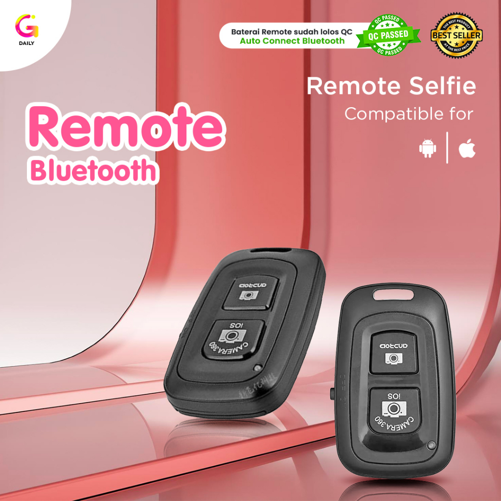 Jual Remote Bluetooth Foto Selfie Kamera Dan Handphone | Tomsis Remot ...